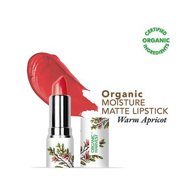 Organic Harvest Moisture Matte Lipstick - Warm Apricot 4 gm - Lipsticks