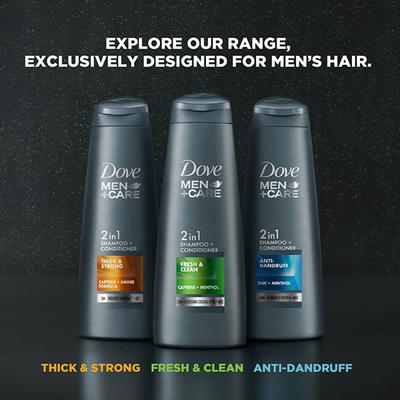 Dove Men+Care Fresh & Clean 2in1 Shampoo+Conditioner 340 ml - Shampoos