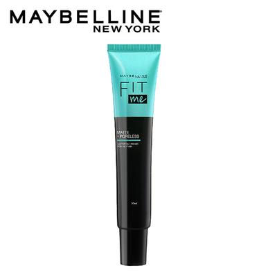 Maybelline New York Fit Me Matte + Poreless 16H Mattifying Primer for Shine - Free Smooth Skin, SPF 20 30ml - Primer
