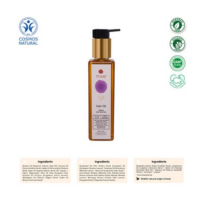 Tvam Anti Hair Fall Oil - Henna 200 ml - Hair Masks & Packs