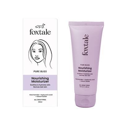 Foxtale Nourishing Ceramide Moisturiser for 100 hrs of Hydrated, Glowing Skin 100 ml - Face Moisturizers