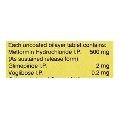T Vobit 2mg Tablet 15'S - Diabetes-Ant