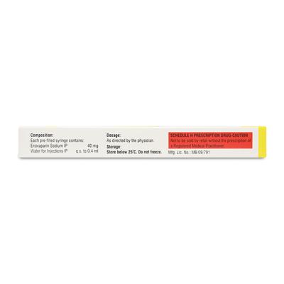 Zeroklot 40mg Injection 0.4ml - Blood Clot-Ant