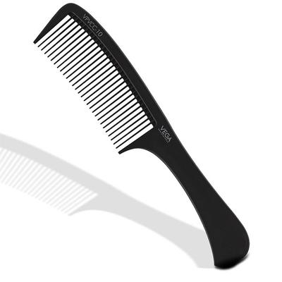 Vega Professional Handle Comb (Carbon Anti-Static Black Line Hair Comb) (VPVCC-10) 1's - Hair Combs