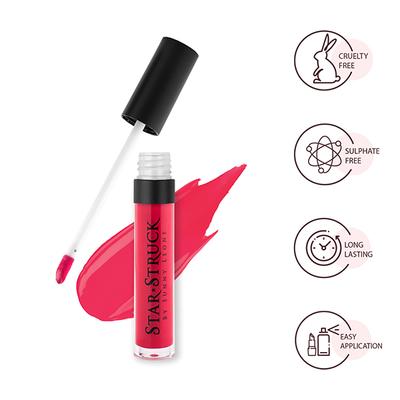 Star Struck by Sunny Leone Liquid Lip Color Wild Cherry 5.5 ml - Liquid Lipsticks