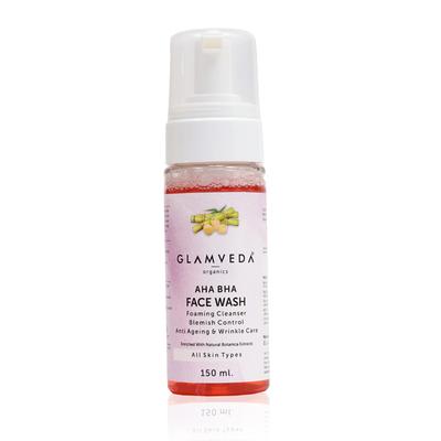 Glamveda Aha Bha Foaming Face Wash 150 ml - Face Washes