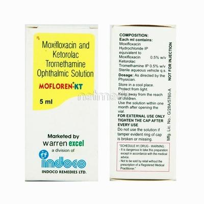 Mofloren KT Eye Drops 5ml - Eye Infections-Eaa
