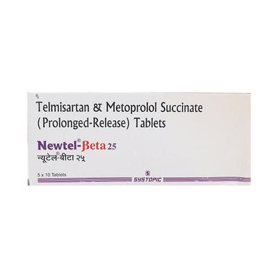 NEWTEL BETA 25mg Tablet 10's - Hypertension-Ana
