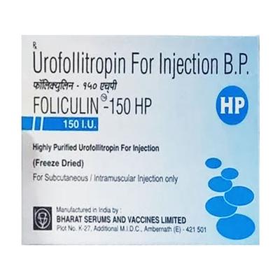 Foliculin HP 150 IU Injection 1'S - Hormonal Therapy-Tro
