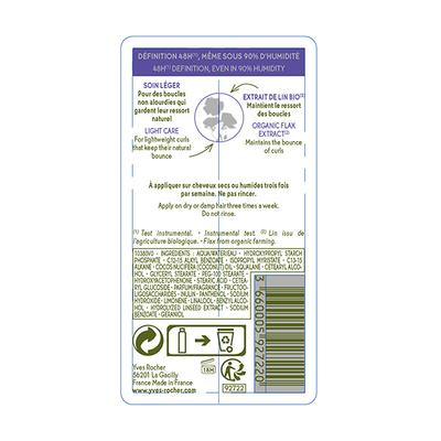 Yves Rocher Defining Cream Curly Hair 150 ml - Hair Creams