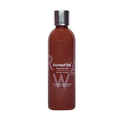 Raw Nature Face Wash - Red Volcanic Clay 100 gm - Face Wash & Cleansers