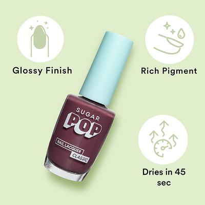 SUGAR POP Nail Lacquer 14 Berry Me 10 ml - Nail Polish
