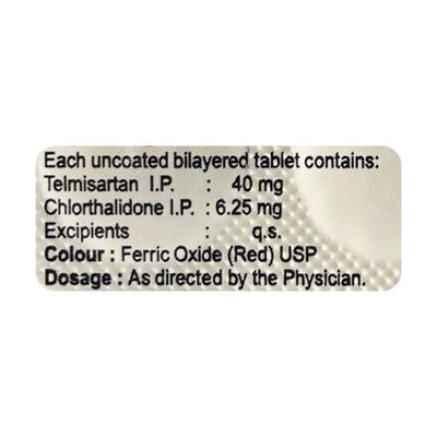 Telmurix 40/6.25mg Tablet 10'S - Hypertension-Ang