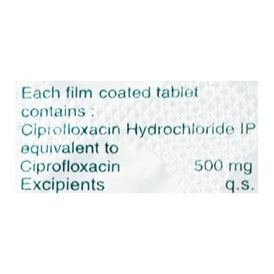 Cifran 500mg Tablet 10'S - Bacterial Infections-Qui