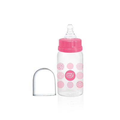 Buddsbuddy Classic Baby Feeding Bottle - Pink 125 ml - Feeding & Nursing