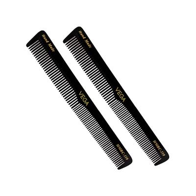 Vega General Grooming Hair Comb for Men and Women, Black (VC2HMBC-110) 2's - Hair Combs