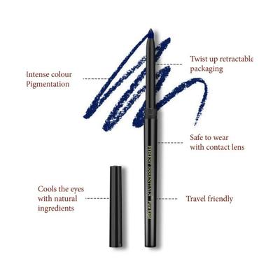Forest Essentials Cobalt Blue Gulaab Khaas Kajal 0.3 gm - Kajal & Kohls
