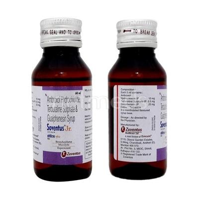 Soventus JR Syrup 60ml - Cough And Cold-Cou