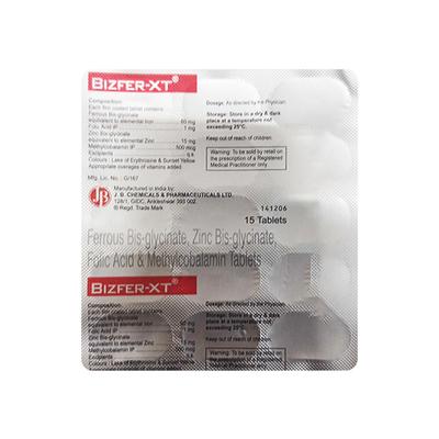 BIZFER XT Tablet 15's - Anaemia-VMA