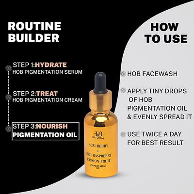 House of Beauty Pigmentation Oil For Pigmented Skin, Reduces Melanin, Uneven Skin Tone 30ml - Face Oils