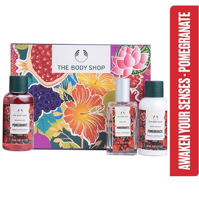 The Body Shop Pomegranate Shower Gel, Body Lotion & Body Mist Gift Set 118 ml - Bath Kits & Sets