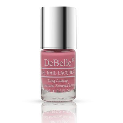 DeBelle Gel Nail Lacquer Plush Paula (Suede Pink Mauve) 6 ml - Nail Polish