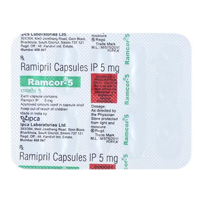 Ramcor 5mg Capsule 10'S - Hypertension-ACE