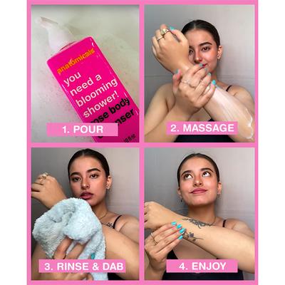 Anatomicals Rose Body Cleanser 300 ml - Shower Gels & Body Wash