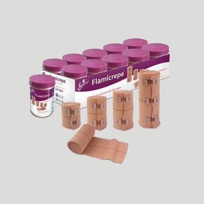 Flamingo Flamicrepe Cotton Crepe Bandage B.P. (OC - 2044) (5 cm x 4 m) - Bandages & Dressings