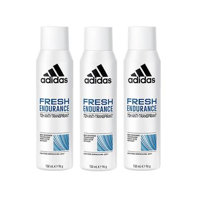Adidas Fresh Endurance 72H Anti-Perspirant 150ml Deodorant Set For Women 3's - Women Deodorants/Roll-Ons