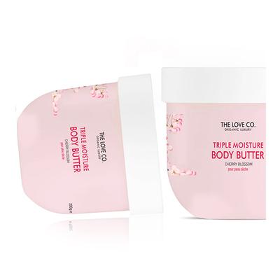 The Love Co. Triple Moisture Body Butter Cream - Cherry Blossom 200 gm - Body Butter