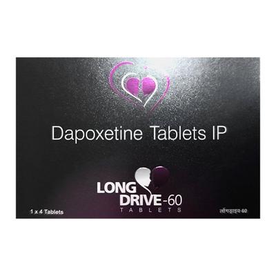 LONG DRIVE 60 Tablet 4's - Impotence/Erectile Dysfunction (Ed)