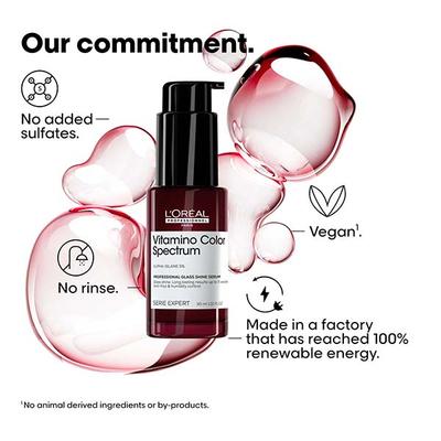 L'Oreal Professionnel Vitamino Color Spectrum Glass Shine Serum for All Colored Hair 30 ml - Hair Serums