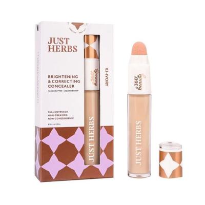 Just Herbs Spot Brightening And Correcting Full Coverage Face Make Up Concealer, Ivory 6 ml - Concealer