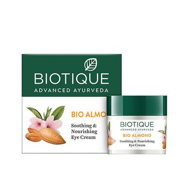 Biotique Almond Under Eye Cream 15gm - Under Eye Creams & Serums