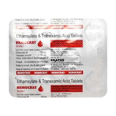 HEMOCRAT Tablet 10's - Bleeding Disorders-Hae