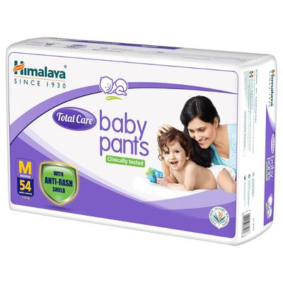 Himalaya Total Care Baby Pants (M) 54's - Diapers & Wipes
