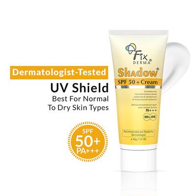 Fixderma Shadow SPF 50+Cream 40gm - Face Sunscreen