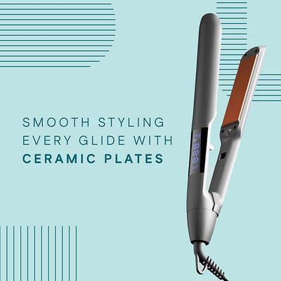 Winston Hair Straightener with Titanium Ceramic Plates, Adjustable Temperature 500 gm - Straighteners