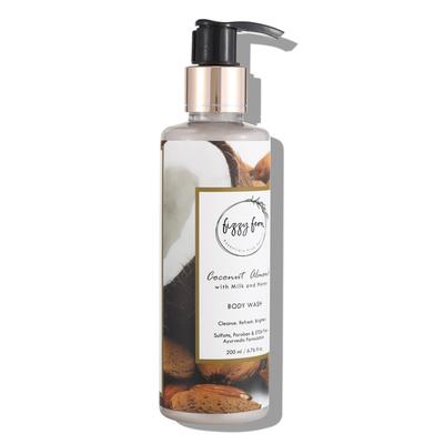 Fizzy Fern Body Wash - Coconut Almond with Milk & Honey 200 ml - Lotions & Creams