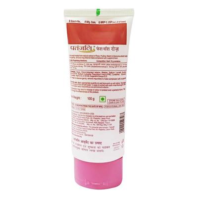 Patanjali Face Wash - Rose 100 g - Face Washes