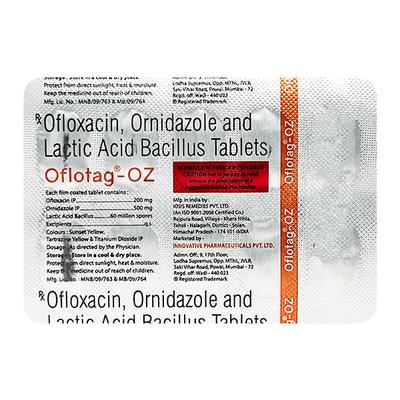 OFLOTAG OZ Tablet 10's - Bacterial Infections-Qui
