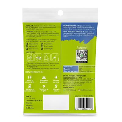 Peebuddy Pee Stress Free Toilet Seats Cover 20 s - Intimate Hygiene