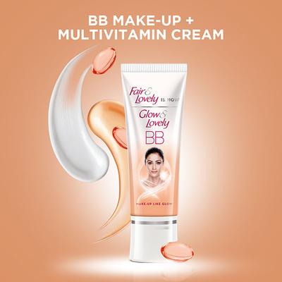 Fair & Lovely Glow & Lovely Bb Cream Make Up + Multivitamin Cream Shade 01 18 gm - Face Moisturizers