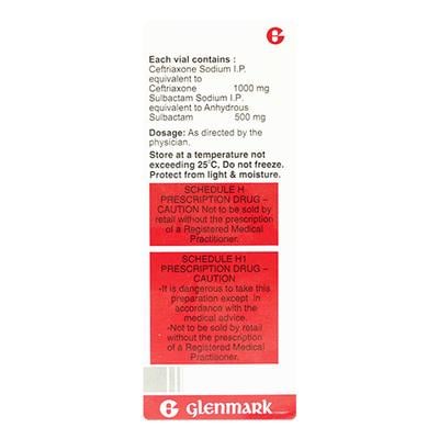 Milibact 1.5gm Injection 1'S - Bacterial Infections-Cep