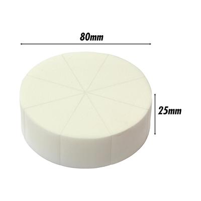 PAC Pressed Sponge Triangle Pie White Sponge Applicator 8's - Sponges & Applicators