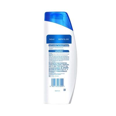 Head & Shoulders Cool Menthol Anti Dandruff Shampoo For Women & Men 340 ml - Shampoos