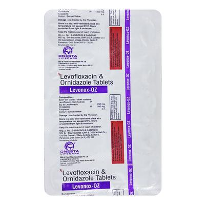 LEVONOX OZ Tablet 10's - Bacterial Infections-Qui