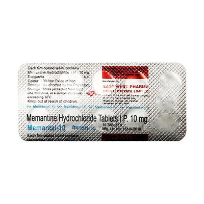 Memantal 10mg Tablet 10'S - Alzheimer-Neu