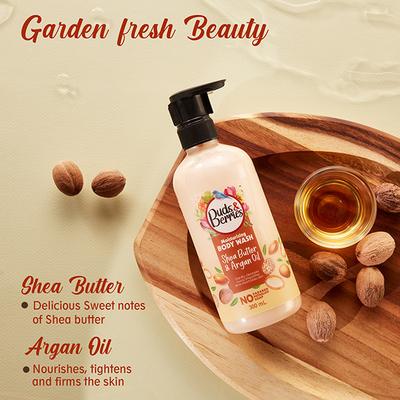 Buds & Berries Shea Butter and Argan Oil Body Wash 300 ml - Shower Gels & Body Wash